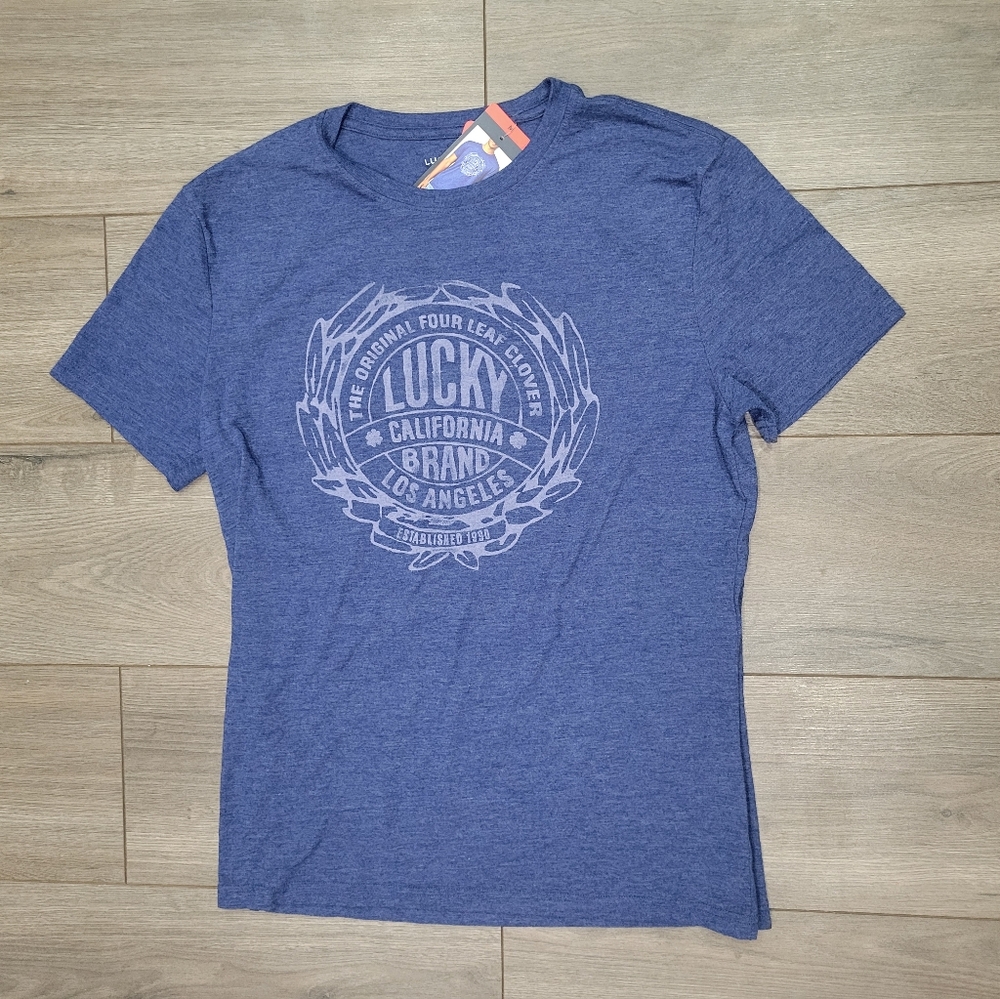 Lucky Brand Indigo Graphic Tee - Picture 3 of 6